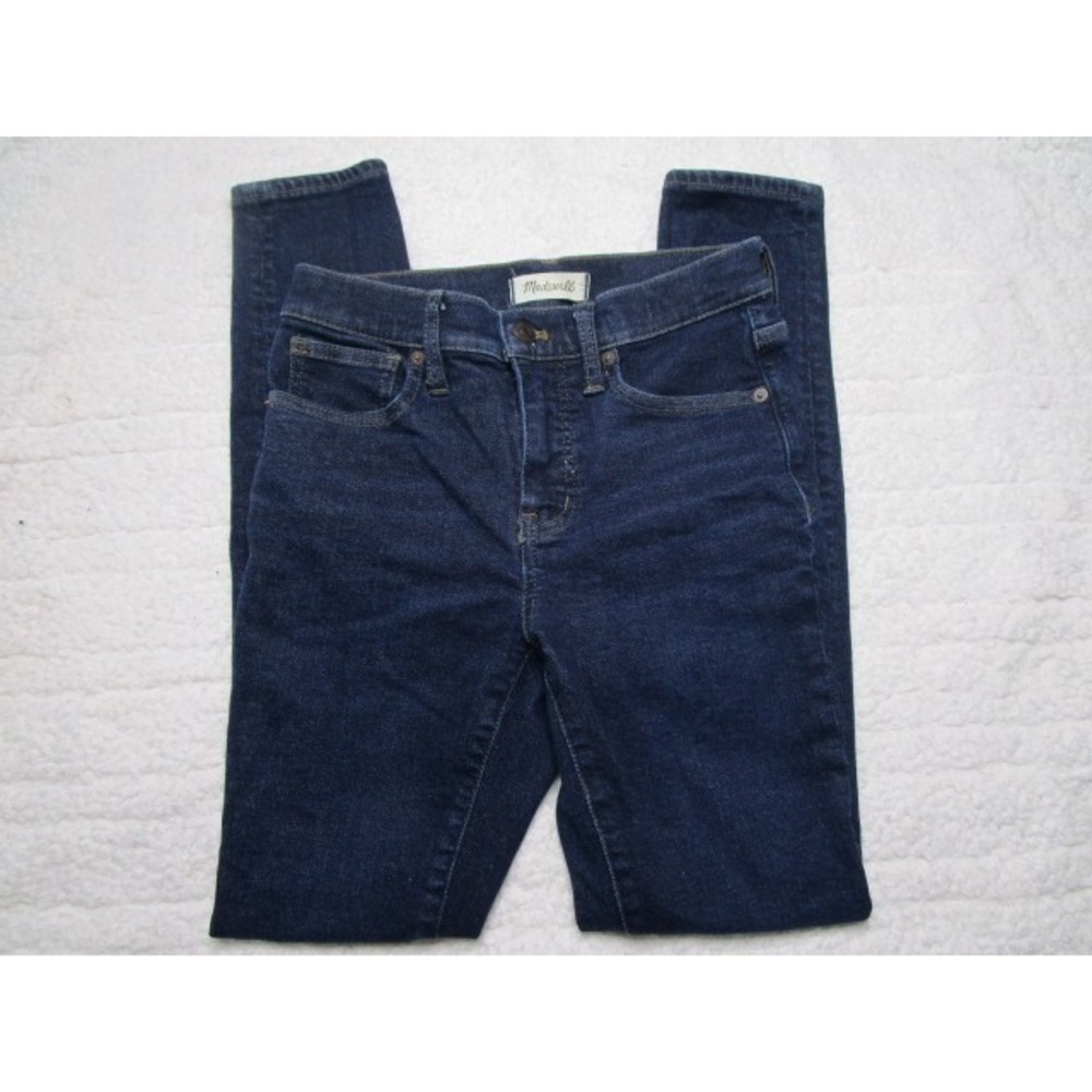 Madewell 9" Mid Rise Skinny Jeans Size 25 Womens Jeans Dark Wash